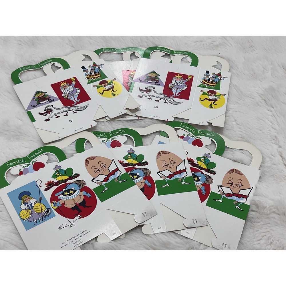 Vintage Fairy Tale Favorites Humpty Dumpty Candy Foldable Favor Box